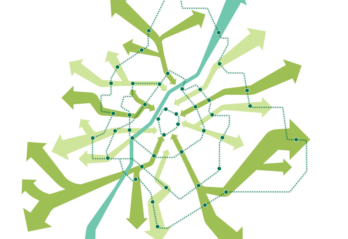 Corridors en ringen als componenten van het open ruimte netwerk